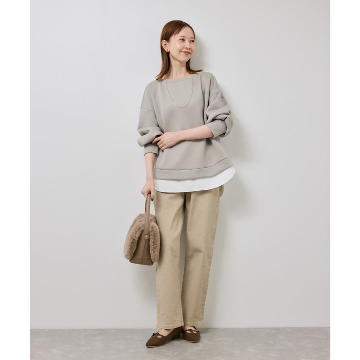 カルゼダンボールレイヤードプルオーバー | ROPE' PICNIC | 詳細画像9 