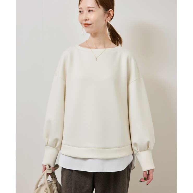 キナリ(16) | カルゼダンボールレイヤードプルオーバー | ROPE' PICNIC