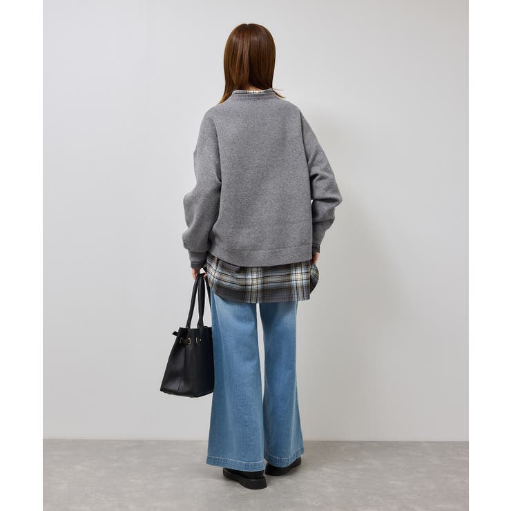 スウェットライクロゴニットプルオーバー | ROPE' PICNIC | 詳細画像10 