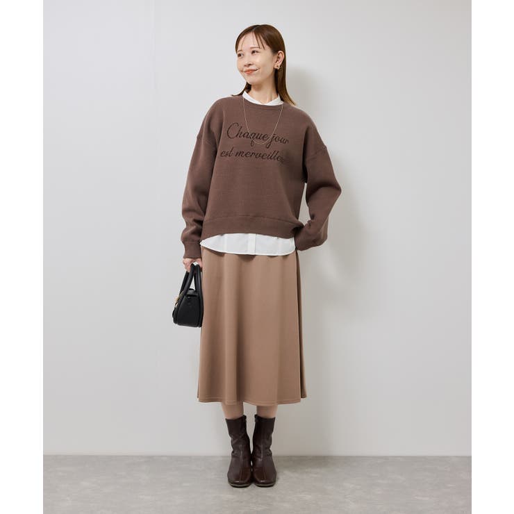 スウェットライクロゴニットプルオーバー | ROPE' PICNIC | 詳細画像19 