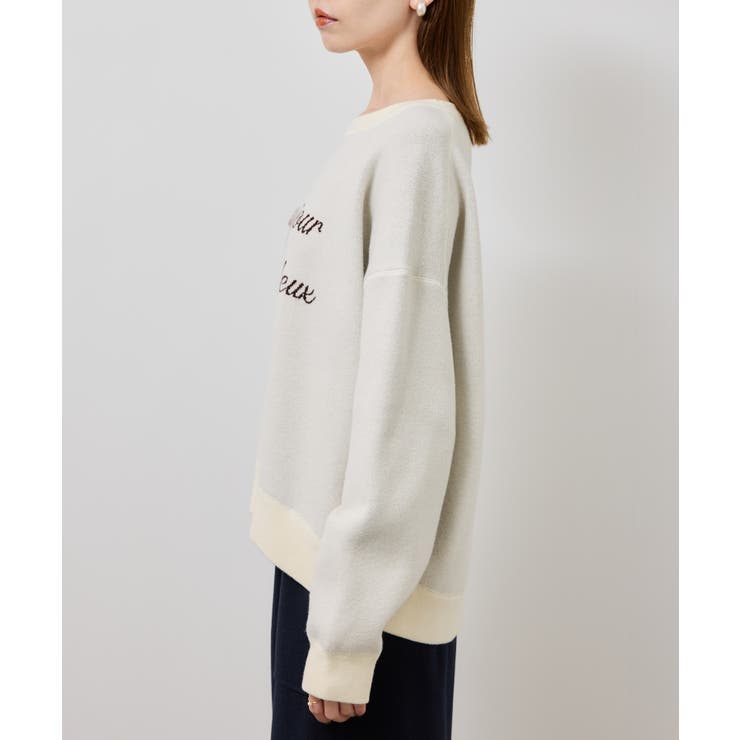 スウェットライクロゴニットプルオーバー | ROPE' PICNIC | 詳細画像29 