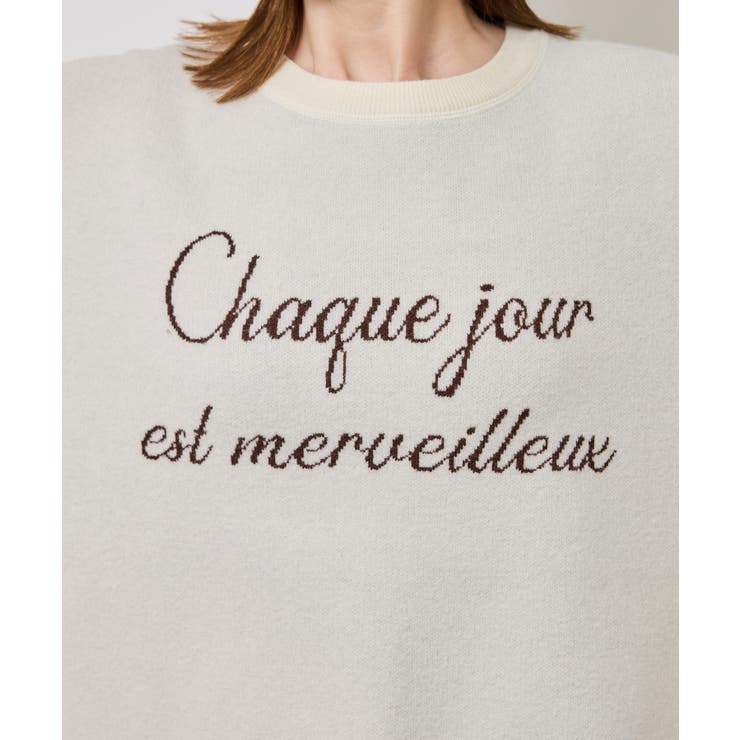 スウェットライクロゴニットプルオーバー | ROPE' PICNIC | 詳細画像35 