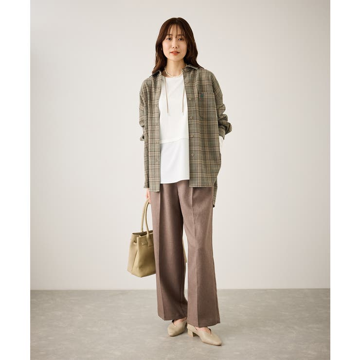 布帛ドッキングロングスリーブTシャツ | ROPE' PICNIC | 詳細画像12 