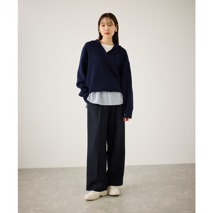 布帛ドッキングロングスリーブTシャツ | ROPE' PICNIC | 詳細画像20 