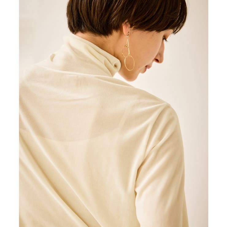 シアートリコットベロアタートルトップス | ROPE' PICNIC | 詳細画像13 