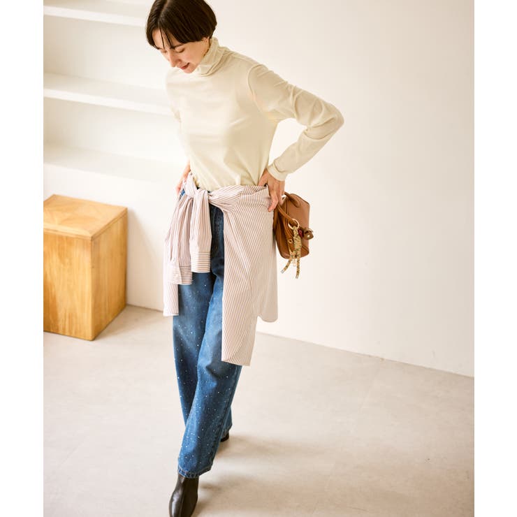 シアートリコットベロアタートルトップス | ROPE' PICNIC | 詳細画像14 