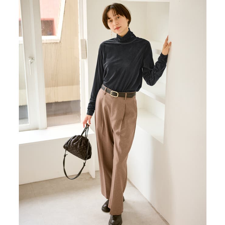 シアートリコットベロアタートルトップス | ROPE' PICNIC | 詳細画像3 