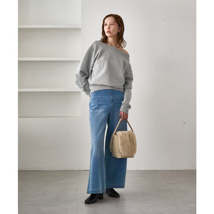 2WAYボートネックスウェット/リンクコーデ | ROPE' PICNIC | 詳細画像2 