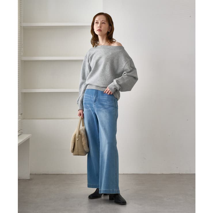 2WAYボートネックスウェット/リンクコーデ | ROPE' PICNIC | 詳細画像3 