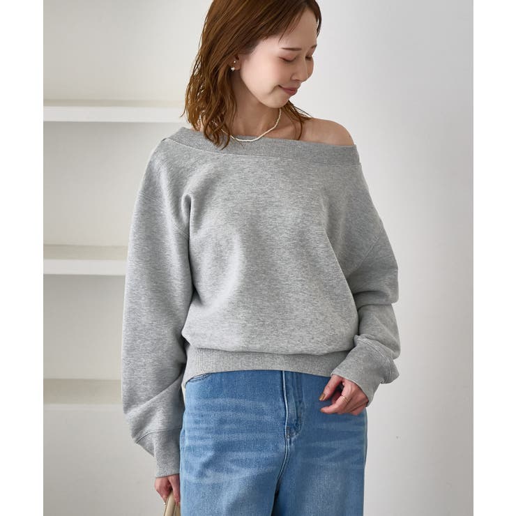 2WAYボートネックスウェット/リンクコーデ | ROPE' PICNIC | 詳細画像4 