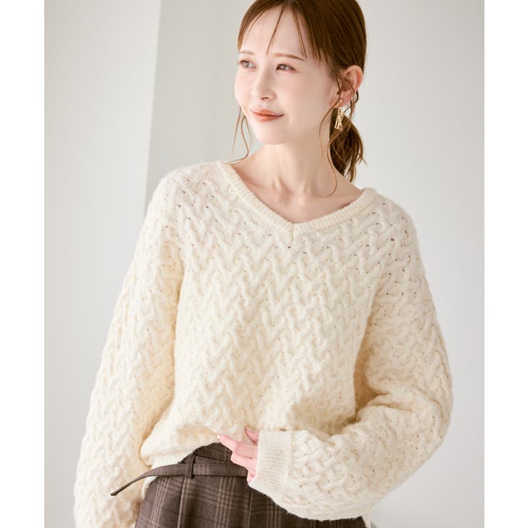 ミニフラワースパンコールニット | ROPE' PICNIC | 詳細画像11 