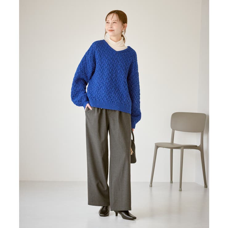 ミニフラワースパンコールニット | ROPE' PICNIC | 詳細画像13 