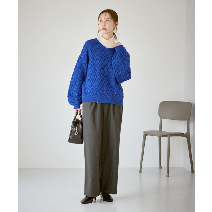 ミニフラワースパンコールニット | ROPE' PICNIC | 詳細画像14 