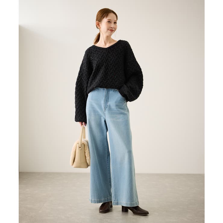 ミニフラワースパンコールニット | ROPE' PICNIC | 詳細画像18 