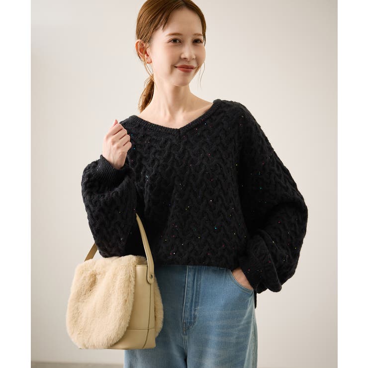 ミニフラワースパンコールニット | ROPE' PICNIC | 詳細画像19 