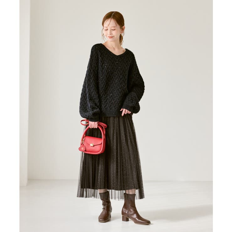 ミニフラワースパンコールニット | ROPE' PICNIC | 詳細画像2 