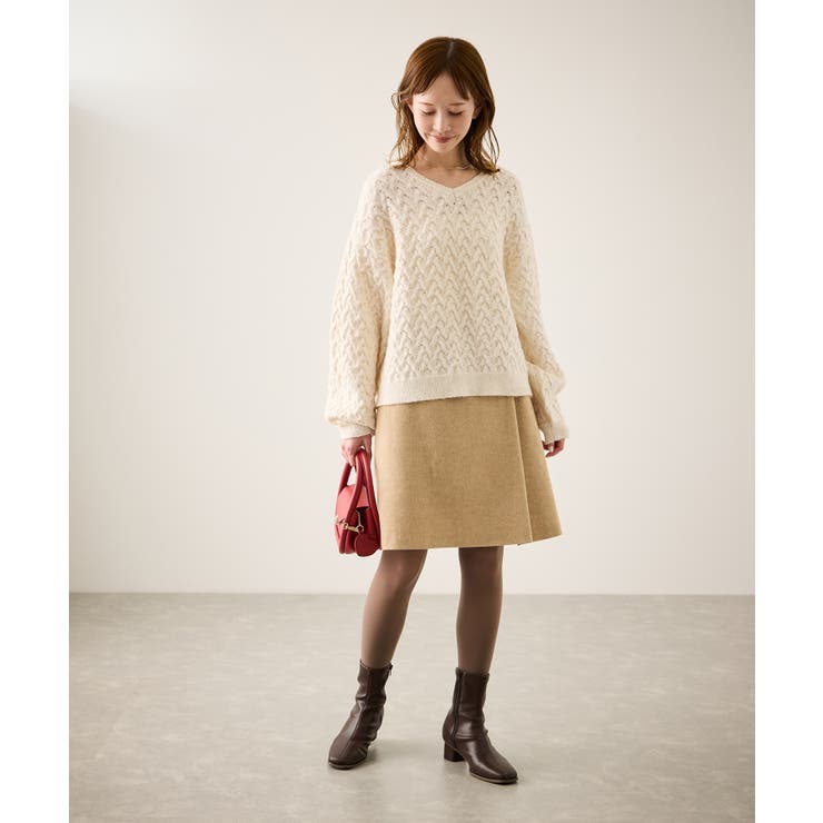 ミニフラワースパンコールニット | ROPE' PICNIC | 詳細画像22 