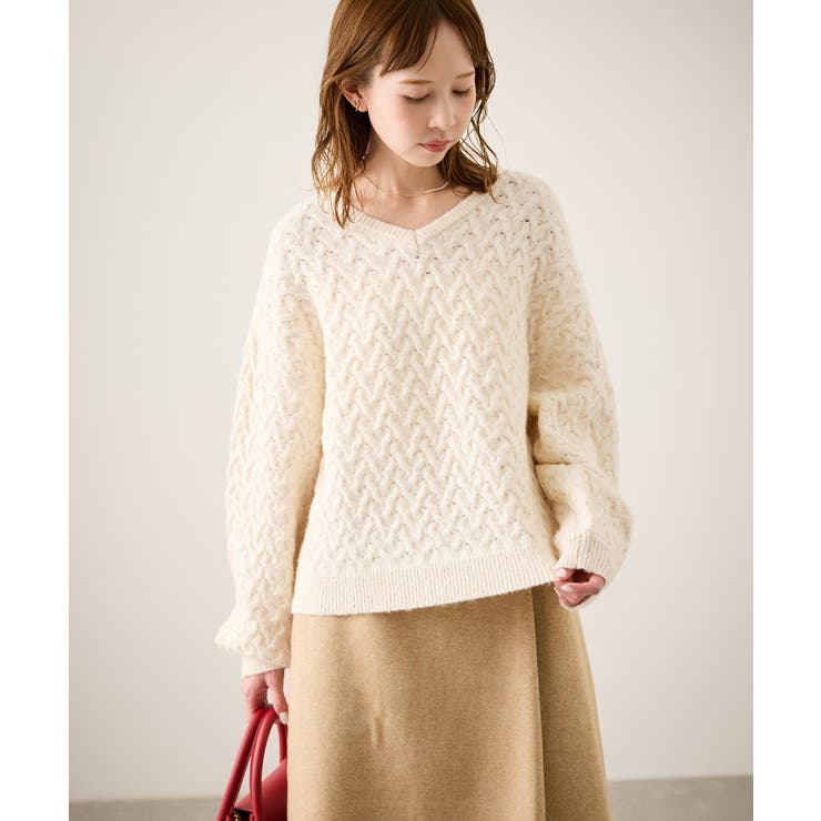 ミニフラワースパンコールニット | ROPE' PICNIC | 詳細画像24 