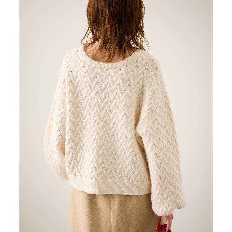 ミニフラワースパンコールニット | ROPE' PICNIC | 詳細画像25 