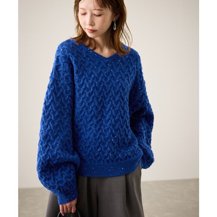 ミニフラワースパンコールニット | ROPE' PICNIC | 詳細画像29 