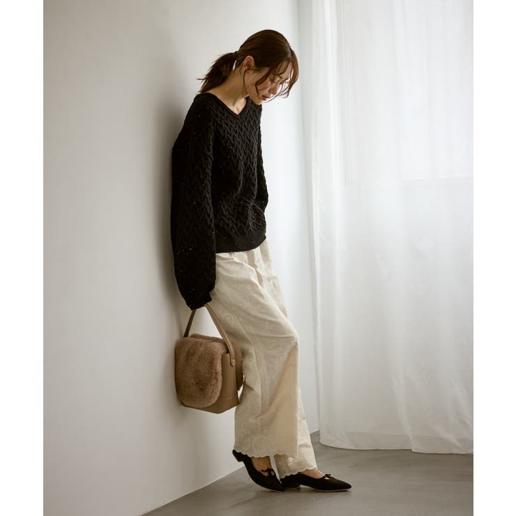 ミニフラワースパンコールニット | ROPE' PICNIC | 詳細画像34 