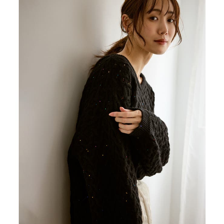 ミニフラワースパンコールニット | ROPE' PICNIC | 詳細画像36 