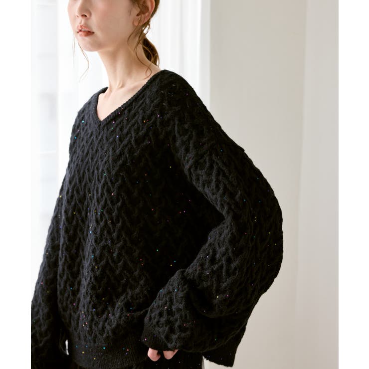 ミニフラワースパンコールニット | ROPE' PICNIC | 詳細画像5 