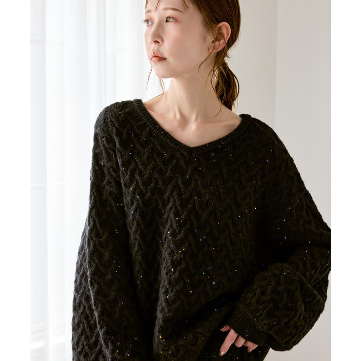 ミニフラワースパンコールニット | ROPE' PICNIC | 詳細画像6 