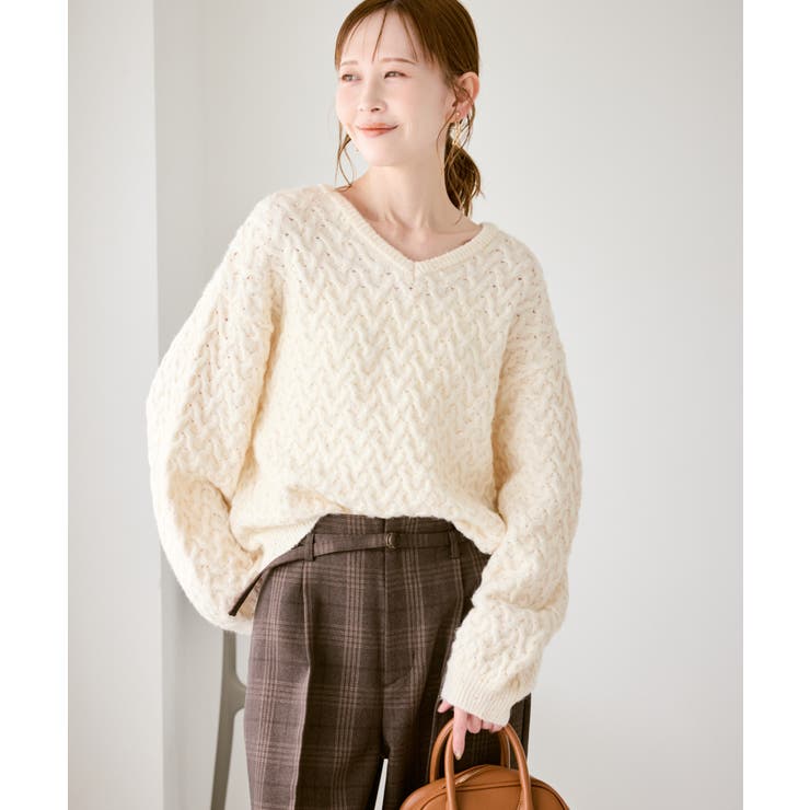 ミニフラワースパンコールニット | ROPE' PICNIC | 詳細画像9 