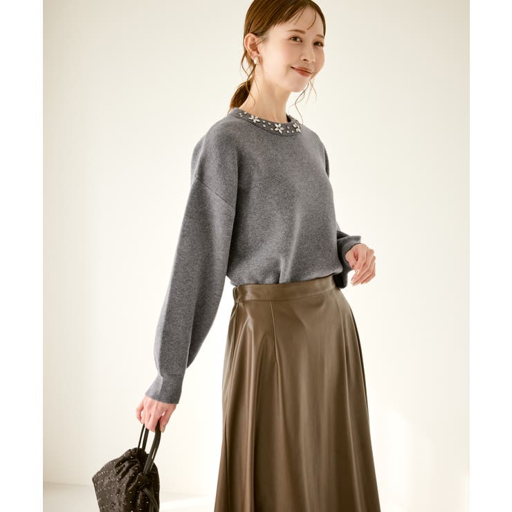 ビジューニットプルオーバー | ROPE' PICNIC | 詳細画像10 