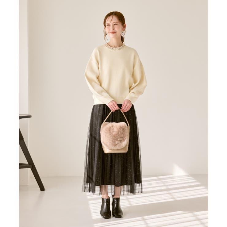 ビジューニットプルオーバー | ROPE' PICNIC | 詳細画像12 