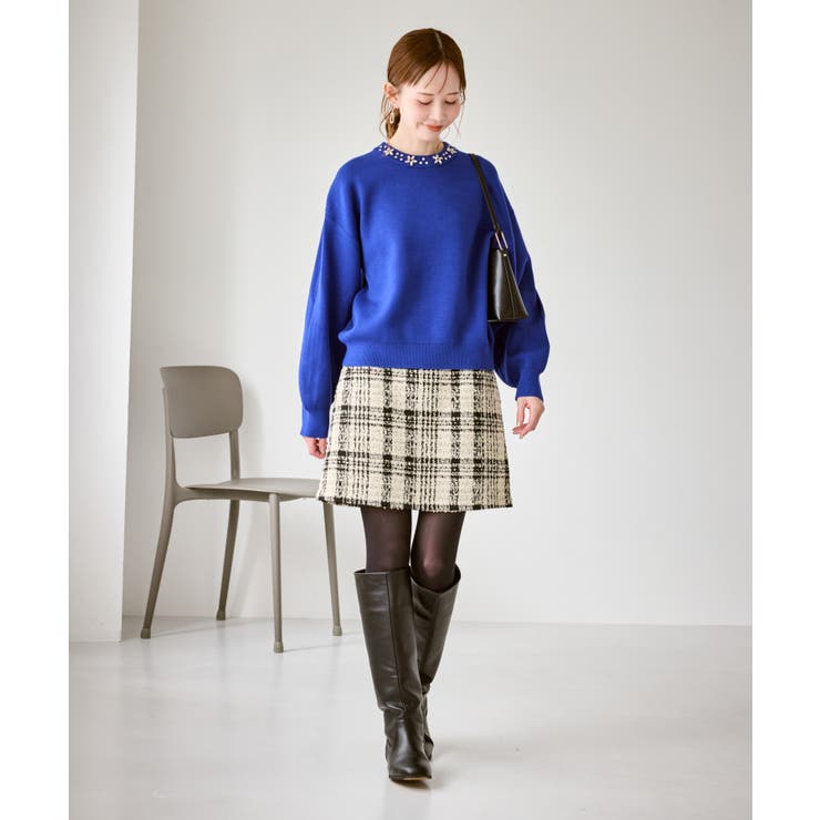 ビジューニットプルオーバー | ROPE' PICNIC | 詳細画像17 