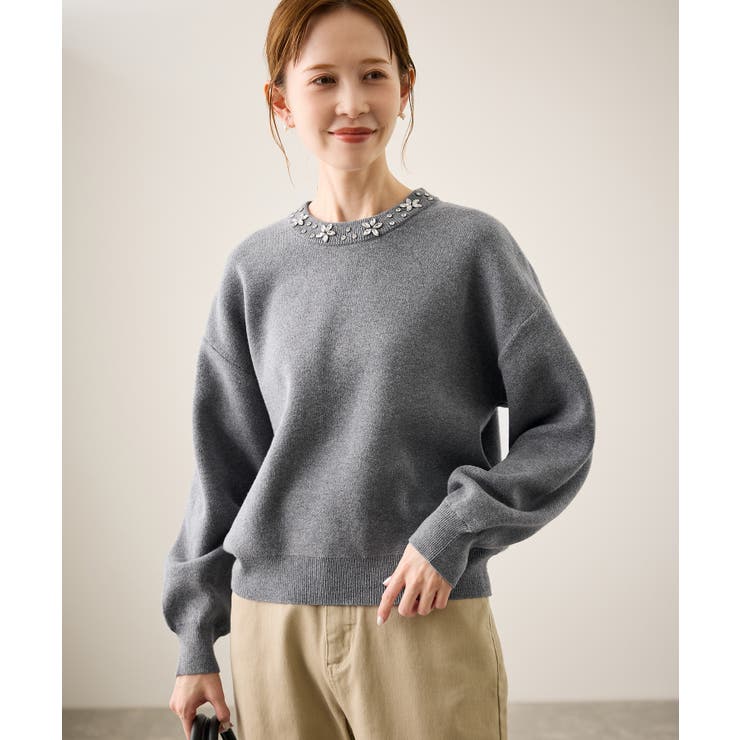 ビジューニットプルオーバー | ROPE' PICNIC | 詳細画像25 