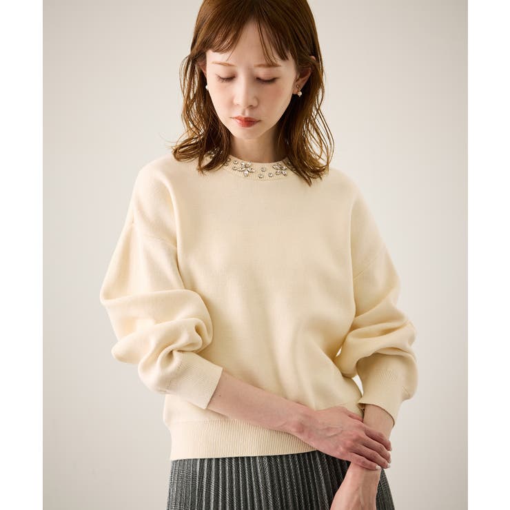 ビジューニットプルオーバー | ROPE' PICNIC | 詳細画像30 