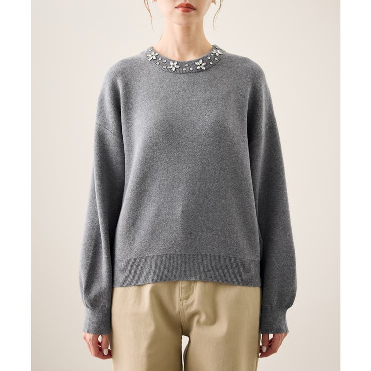 ビジューニットプルオーバー | ROPE' PICNIC | 詳細画像35 