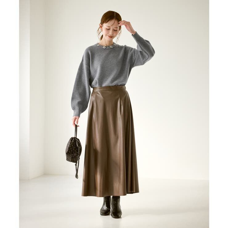 ビジューニットプルオーバー | ROPE' PICNIC | 詳細画像9 