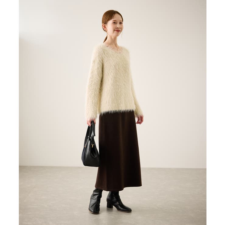 フェザーVネックニット | ROPE' PICNIC | 詳細画像18 