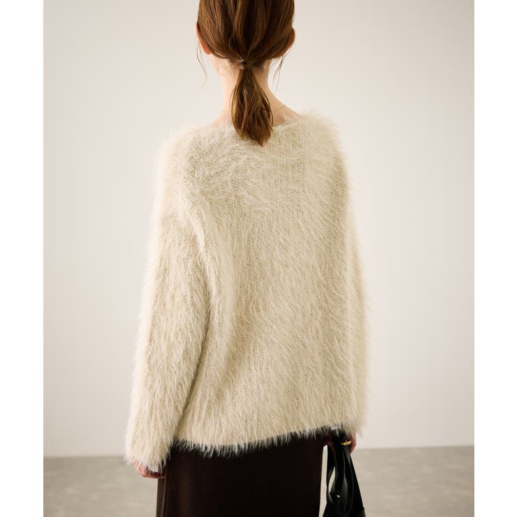 フェザーVネックニット | ROPE' PICNIC | 詳細画像21 