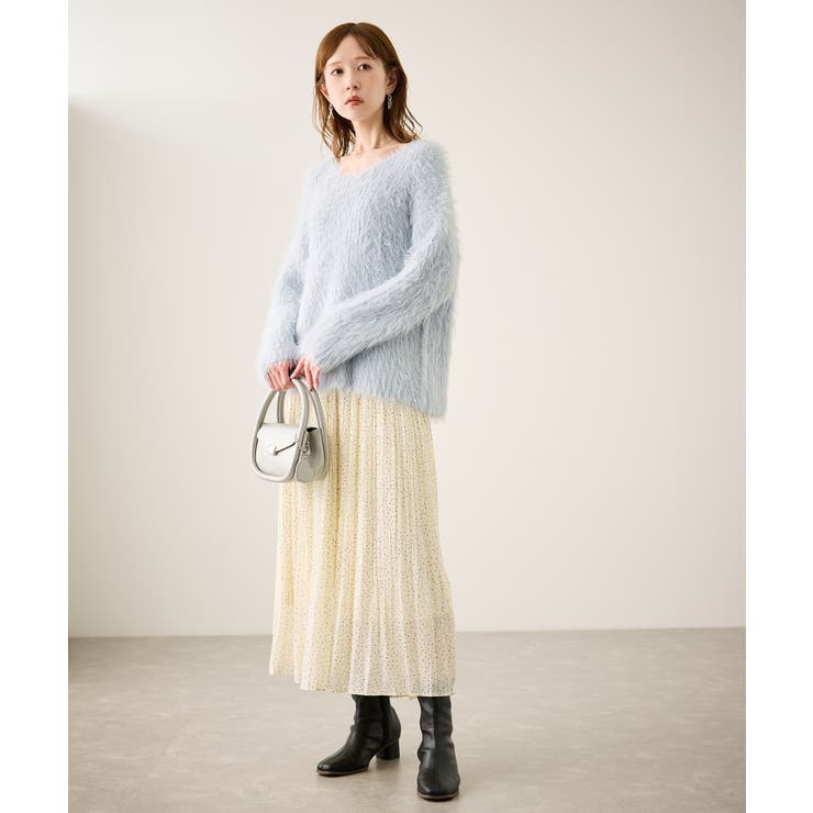 フェザーVネックニット | ROPE' PICNIC | 詳細画像29 