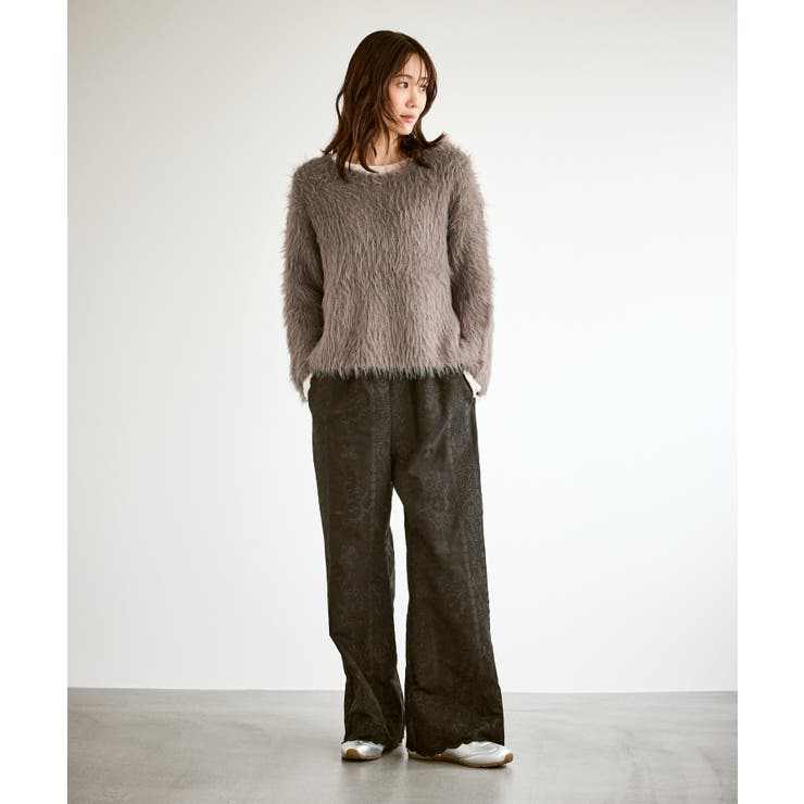 フェザーVネックニット | ROPE' PICNIC | 詳細画像3 