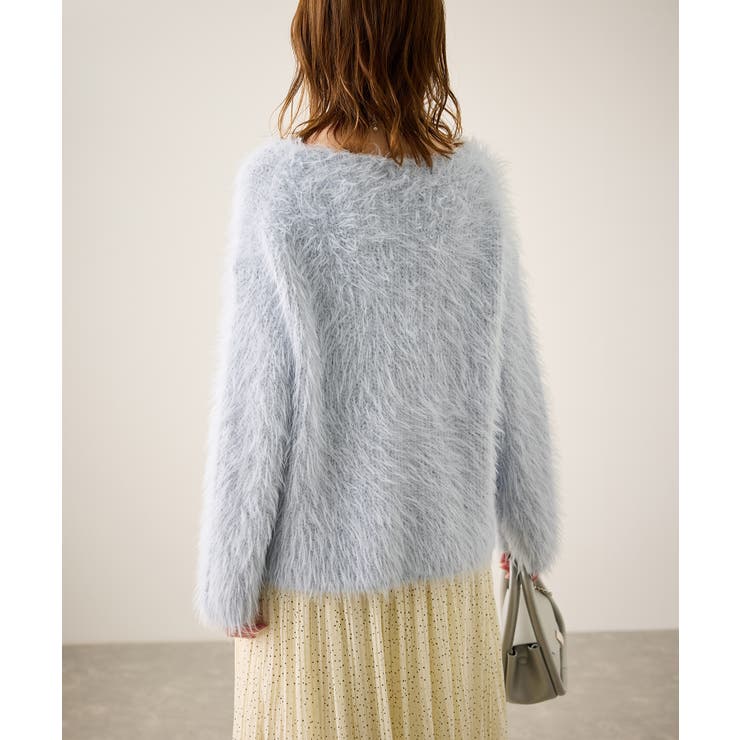 フェザーVネックニット | ROPE' PICNIC | 詳細画像31 