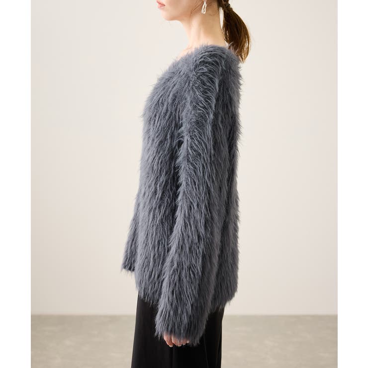 フェザーVネックニット | ROPE' PICNIC | 詳細画像33 