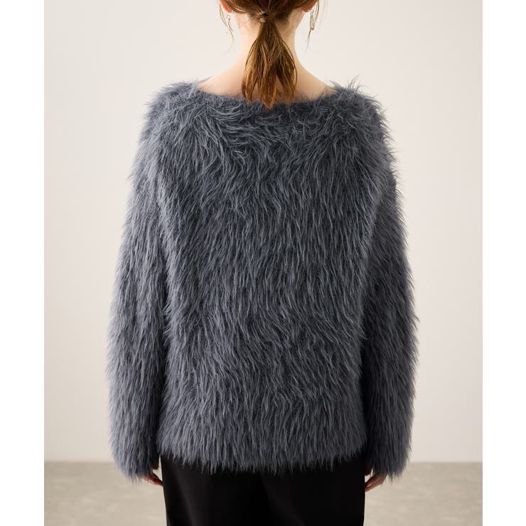 フェザーVネックニット | ROPE' PICNIC | 詳細画像34 