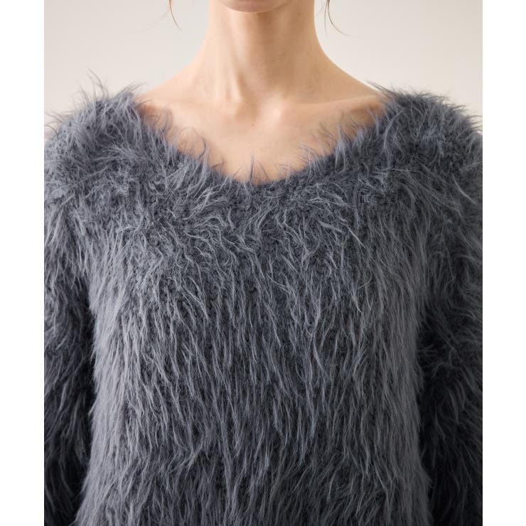 フェザーVネックニット | ROPE' PICNIC | 詳細画像35 