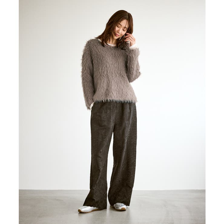 フェザーVネックニット | ROPE' PICNIC | 詳細画像4 