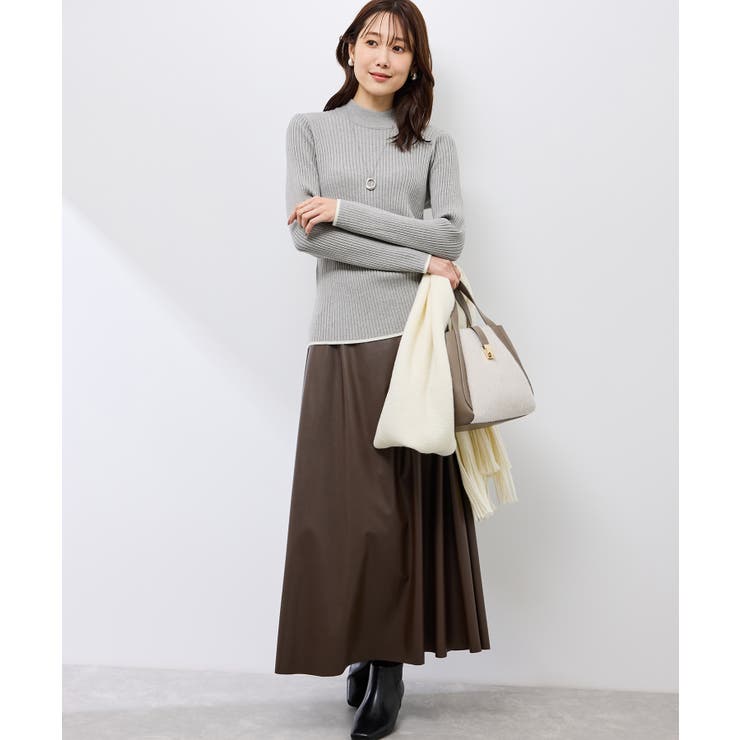 ワイドリブハイネックプルオーバー/イージーケア | ROPE' PICNIC | 詳細画像13 