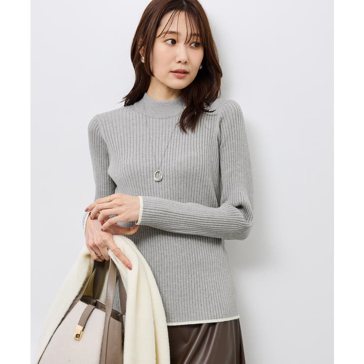 ワイドリブハイネックプルオーバー/イージーケア | ROPE' PICNIC | 詳細画像15 