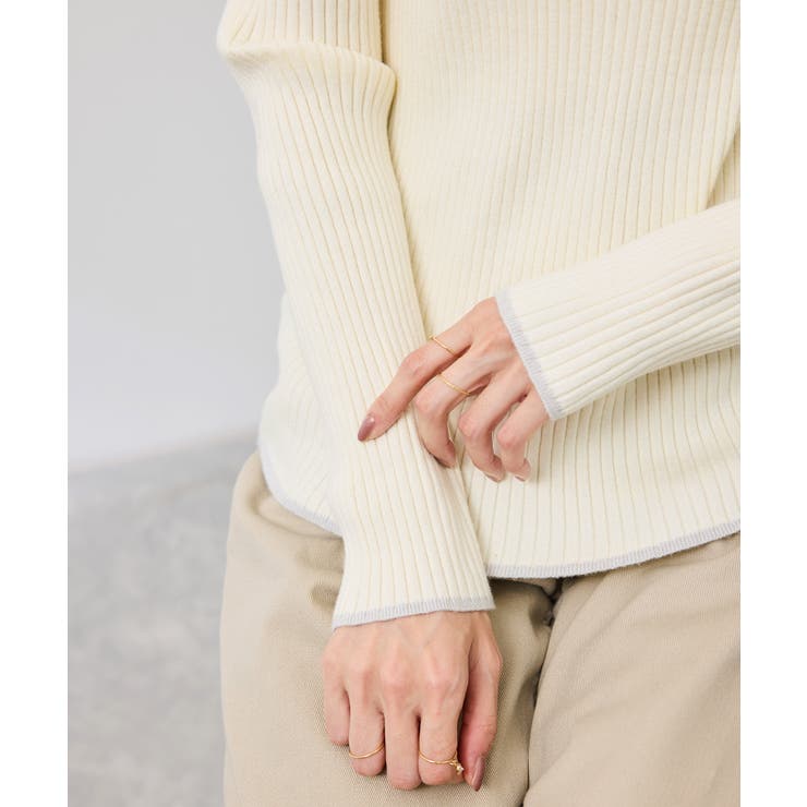 ワイドリブハイネックプルオーバー/イージーケア | ROPE' PICNIC | 詳細画像22 