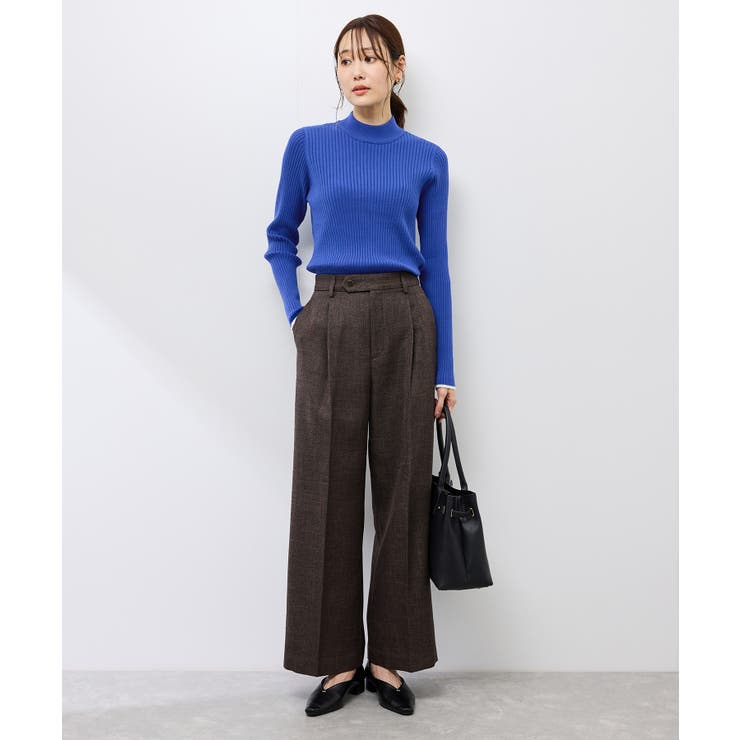 ワイドリブハイネックプルオーバー/イージーケア | ROPE' PICNIC | 詳細画像34 