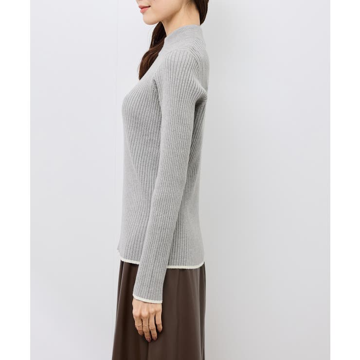 ワイドリブハイネックプルオーバー/イージーケア | ROPE' PICNIC | 詳細画像38 